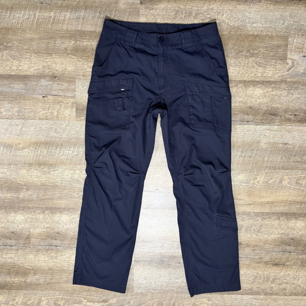 Under Armour UA Storm Ripstop Tactical Cargo Pants Men's size 34x32 Navy Blue